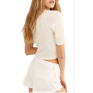 Free People Loving Good Vibrations Shorts NWT